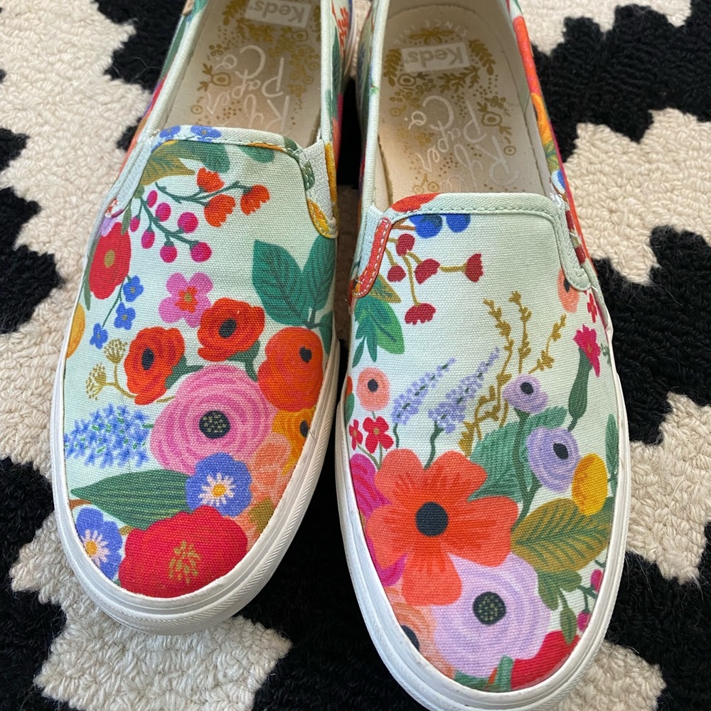 Limited Edition Double Decker Rifle Paper Co Garden Party Keds